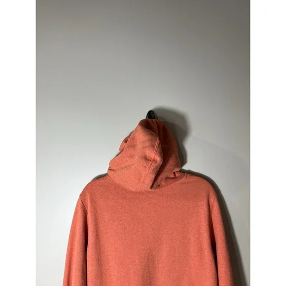 NORTH FACE Men's Medium Orange Hoodie Sweatshirt Outdoors Nature - Picture 7 of 9